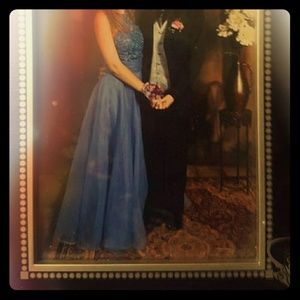 Periwinkle prom dress